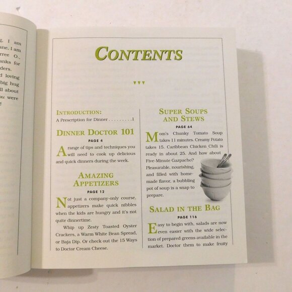 The Dinner Doctor by Anne Byrn 2003 PB Cookbook 230 Fast Fresh Tasting Dishes - Picture 5 of 10